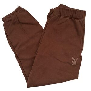 PLAYBOY Men's Chocolate Joggers